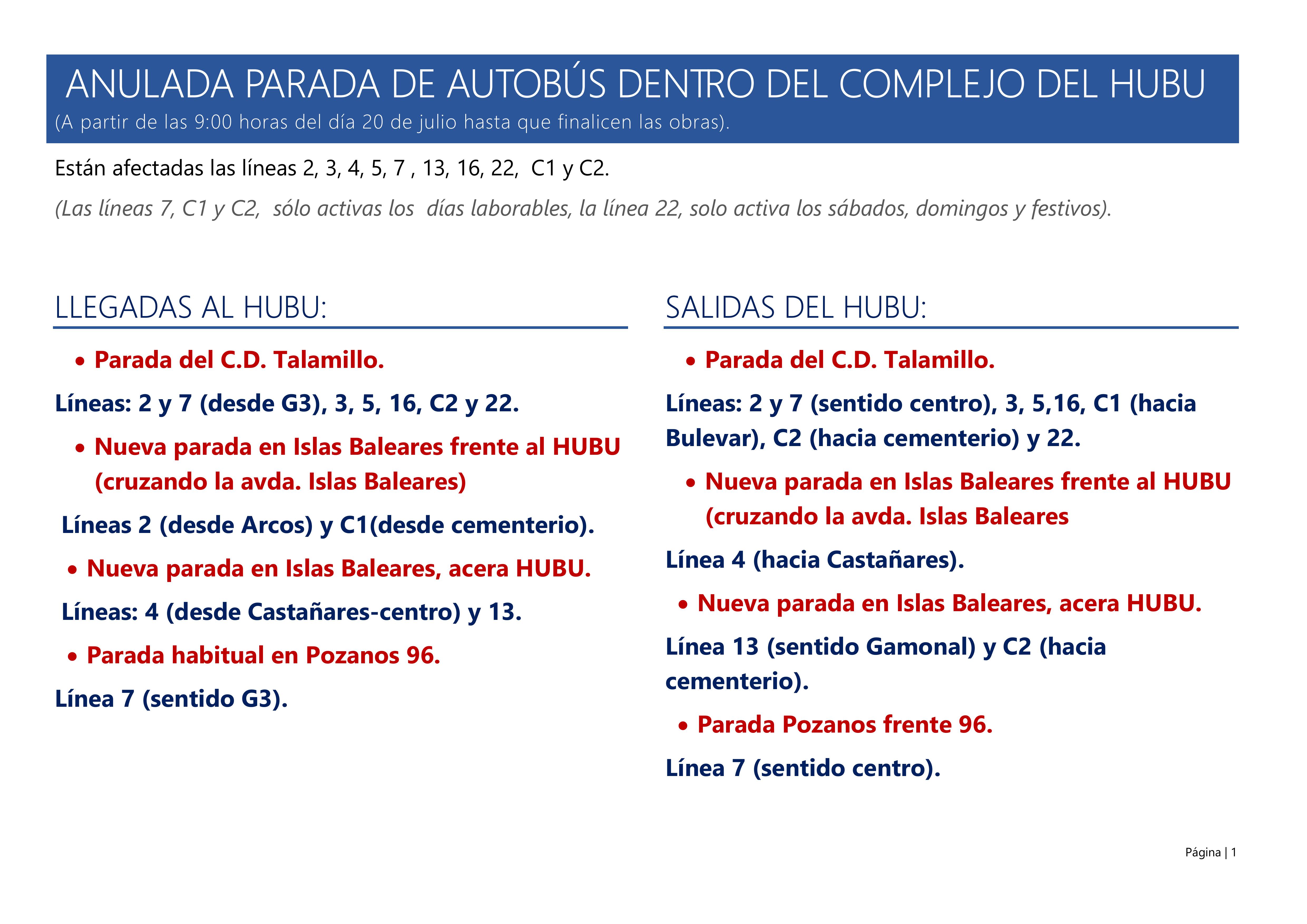 Horario