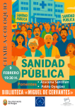 Cartel Charla Sanidad Pública