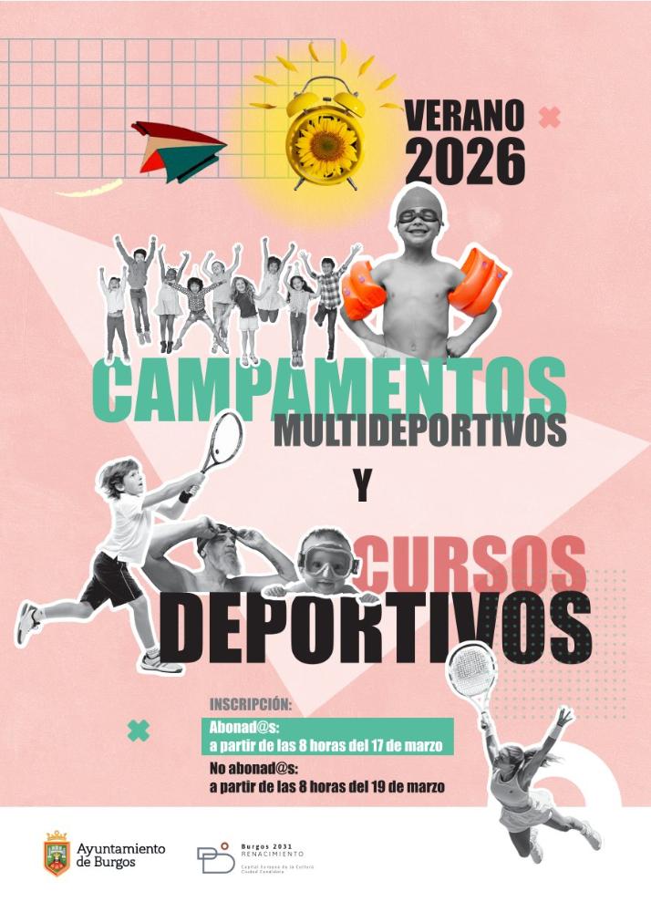 Imagen CAMPAMENTOS MULTIDEPORTIVOS Y CURSOS DEPORTIVOS VERANO 2026